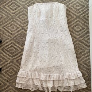Lilly Pulitzer White Lace Dress
